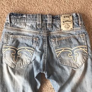 Men’s Rock Revival Aldean straight jeans sz 31